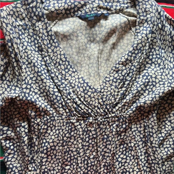 Boden Navy and White Floral Dress - Picture 8 of 11